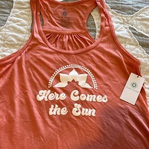 Club Pilates “Here Comes the Sun” tank top